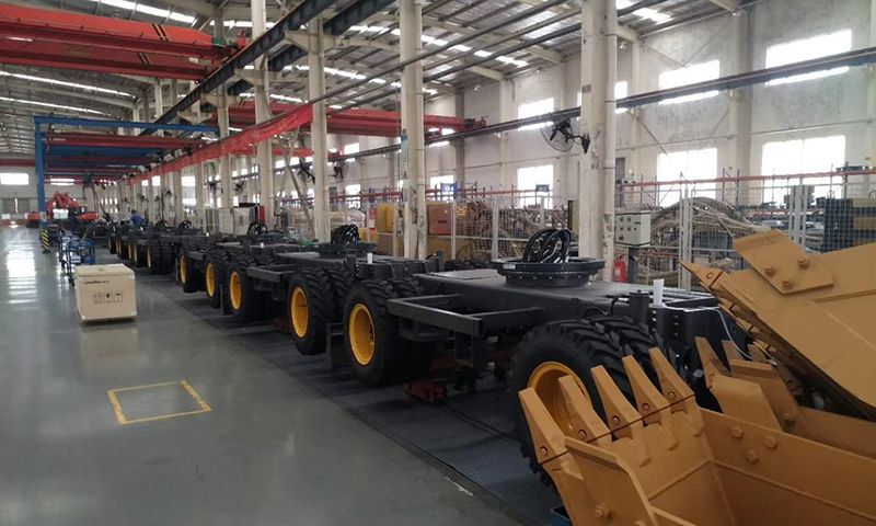 Lini Produksi Pembuatan Mesin Forklift