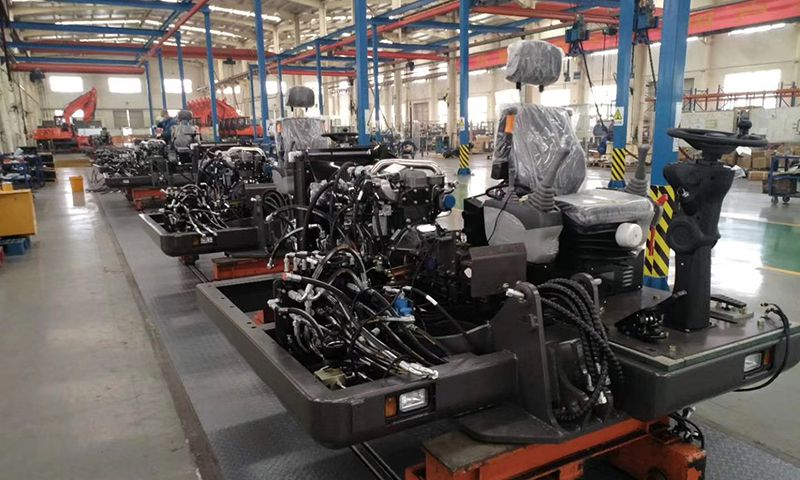 Lini Produksi Pembuatan Mesin Forklift