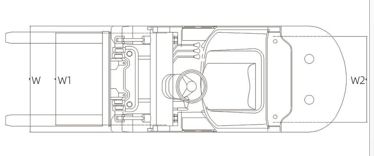 Forklift Diesel / Forklift Pembakaran Internal, FK11-3T