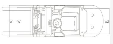 Forklift Diesel / Forklift Pembakaran Internal, FK11-4T