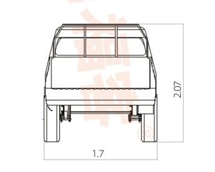 Mobil Pick Up Dropside / Mobil Bak Terbuka Dropside, FK6-15T