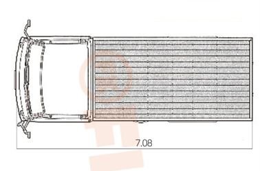 Truk Pick Up Dropside / Truk Bak Terbuka Dropside, FK6-80T