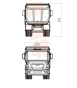 Dump Truck / Truk Jungkit Dump Truck Heavy Duty, FK6-300T