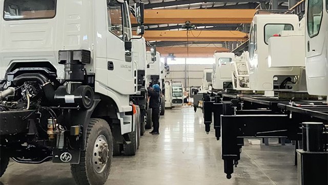 Lini Produksi Pembuatan Mesin Forklift