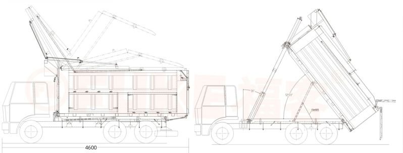 Truk Tambang Bawah Tanah / Dump Truck Tambang, FK8-08T