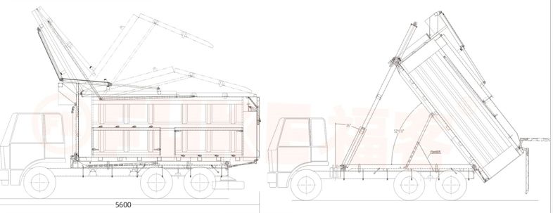 Truk Tambang Bawah Tanah / Dump Truck Tambang, FK8-16T
