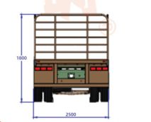 Semi Trailer Pengangkut Hewan / Trailer Pengangkut Ternak, FK35-1301G