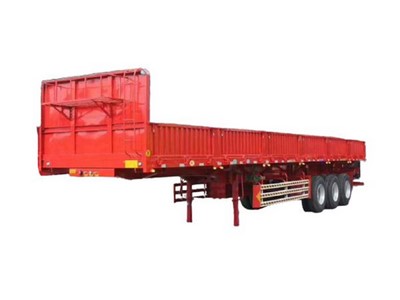 Semi Trailer Sidewall / Karoseri Flatbed dengan Sidewall, FK35-1307G