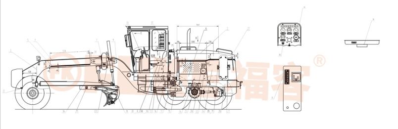Motor Grader / Grader Pisau Panjang, FK-160