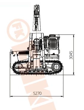 Crawler Dozer / Dozer Roda Rantai, FK14-150T