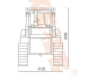 Crawler Dozer / Dozer Roda Rantai, FK14-220T