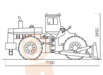 Wheel Dozer / Dozer Roda Ban Baret, FK14-957
