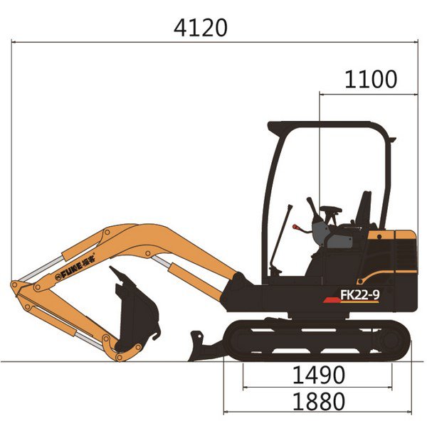 Ekskavator Mini / Mini Excavator, FK22-9