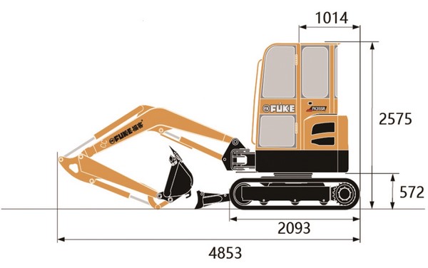 Ekskavator Mini / Mini Excavator, FK35SR