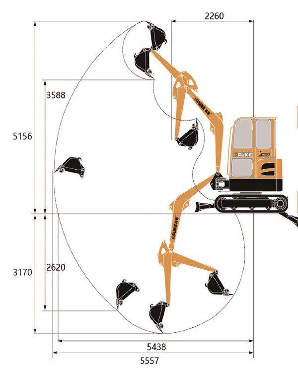 Ekskavator Mini / Mini Excavator, FK35SR