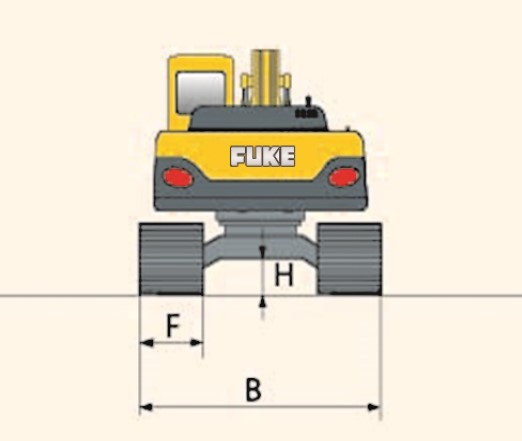 Crawler Excavator / Ekskavator Roda Rantai, FK310-9